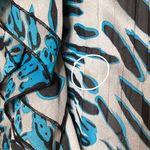 Notations Sheer Button Down Blouse Photo 2