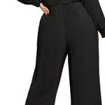 City Chic  Women's Trendy Synthesis Jumpsuit Black Size 20 wide leg Photo 1