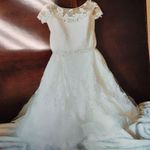 David's Bridal David’s Bridal tea length wedding dress size 24 unaltered Photo 0