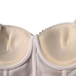 Micas  White Corset Gold Chain Corset Bustier Top Size Medium Photo 6