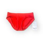 Athleta new ๐ค Triangle Tie Back Clean Full 2PC Bikini Set ๐ค Poppy Orange ๐ค XL Photo 9