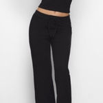 SKIMS  Cotton Jersey Straight-Leg Pants XXS Photo 0