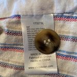 Anthropologie  Dolan Lined Striped Double Breasted Blazer Size Small Photo 7