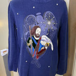 Westbound  Christmas Sweater Jesus Mary Joseph Religious Crewneck "Ugly Sweater" Photo 0