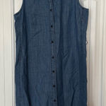 J.Crew  Denim Button Up Front Dress‎ Size XXS Photo 0
