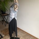 Suki + Solaine Dress Abstract Design Asymmetrical Hem XS Photo 5