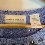 Alfred Dunner Striped Sweater M Womens Sequin Knit Multicolor Embellished Photo 4