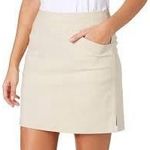 Woman’s golf skort, khaki medium NWT Photo 1