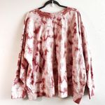 Athleta Sweatshirt Palermo Pink Sundown Tie-Dye Crew Neck Sweatshirt Sz 3X EUC Photo 9