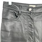 Wilfred  Faux Leather Gloss Black High-Waisted Pants Size 4 Photo 2