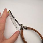 Chico's Chico’s black beaded layered multi-strand twisted necklace leather cord‎ Chunky Photo 9