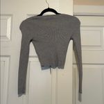 Active USA Grey Long Sleeve Top Photo 2