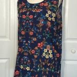 Bobeau XL Navy Crepe Floral Tunic Photo 1