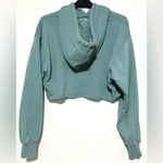 Aritzia TNA AiryAF Fleece Crop Hoodie 2 Blue Photo 1