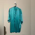 Victoria's Secret Y2K 2003 vintage lingerie Victoria’s Secret satin slip dress L and robe OS SET Photo 3