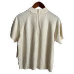 Mercer Street Studio | Cream Short Sleeve Sweater White Size undefined Photo 1
