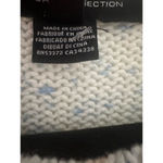 French Connection Sweater Size M White and Blue Photo 2