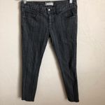 Free People  Diamond Pin-stripped‎ Skinny Jeans Photo 3