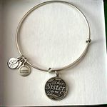 ALEX AND ANI Gently Used  Like A Sister To Me Charm Bangle Bracelet Photo 0