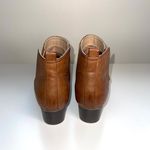 Maurice's Alora Cognac Brown Side Slit Contrast Ankle Boots Photo 7