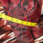 Whimsygoth Gothic Red black snake print knee Photo 7