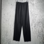 Dylani Knitwear Pants Womens S Black High Waist Wide Leg Pull On Minimalist Photo 1