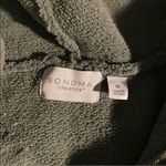 Sonoma Sage Green Hooded Soft Chenille Like Sweater Size Medium Photo 2