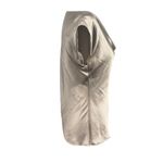 Zelda Silver Cowl Neck Satin Top – Cap Sleeve Draped Blouse (Estimated M) Size M Photo 3