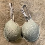 Victoria's Secret  Bra 34DD T-Shirt Push Up Lace Overlay Logo Straps Photo 0