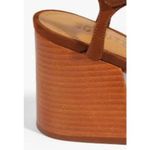 Schutz Sandy Sandals in Caramel Coffee Brown 8 with box Womens High Heels Photo 11