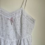 Vintage Floral Sleep Dress White Size L Photo 1