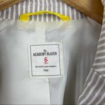 Gap Cream Stripped Single Breasted Blazer the Academy Career Workwear Blazer 6 Photo 9