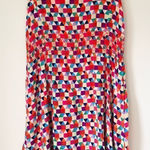 Kate Spade  100% Silk Abbey Sheath Geometric Dress Smocked Waist Size 2 Photo 0