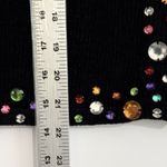 Lisa Nichols Mary William & Co Black Jeweled Cardigan Sweater Medium Photo 7