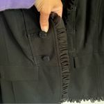 Chico's  Petite Novelty Trim Ponte Military Jacket 💙‎ Photo 11