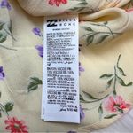 Billabong  Kismet Floral Flutter Sleeve Crepe Minidress In Yellow. Size XSmall. Photo 6
