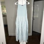 J.Crew NWT Pintuck Mixy Dress Edgewater Blue Photo 1