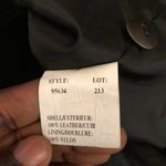 NWT Black Genuine suede leather fringe vest button up front Photo 5