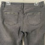 Simply Vera Vera Wang Straight Leg Jeans with Zippers Gray Size 10 Photo 6