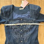 Avec Les Filles  Western Embroidery Mini Dress sz 6 Photo 6
