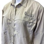 Columbia Women's Beige Vented Long Sleeve Shirt Button up Size P(M) SKU 2812 Photo 1