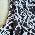 Tommy Bahama Black White Sun Dress Womens M Casual Classic Comfort Short Sleeve Photo 3