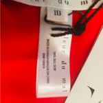 Fleur du mal red poppy colored silk handkerchief hem dress NWT. Size 10 Photo 9