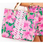 Lilly Pulitzer PINK WHITE GREEN TOTE Photo 1