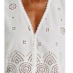 Lucy Paris  Loray Embroidered Shirt white sz XS NWT $88 Photo 4