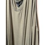 EXPRESS  Cold Shoulder Hunter Green Top Large Women’s Casual Work Office L Photo 2