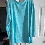 Ideology  Aqua Long Sleeve Tee Photo 5