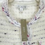 J.Crew Cropped Lady Jacket Marled Yarn Heather Ivory Wool Blend Preppy M NWT Photo 6