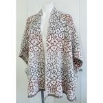 Knox Rose Floral Jacquard Open Front Cardigan Sweater Photo 15