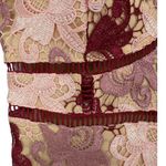 Lulus  Endless Elegance Mauve Multi Crochet Lace Bodycon‎ Midi Dress Size Medium Photo 8